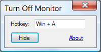 Turn Monitor Off v2 Screenshot