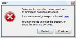 Default Programs Editor- Error Dialog